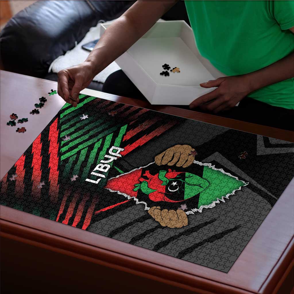 Libya In My Veins Puzzle - African Pride