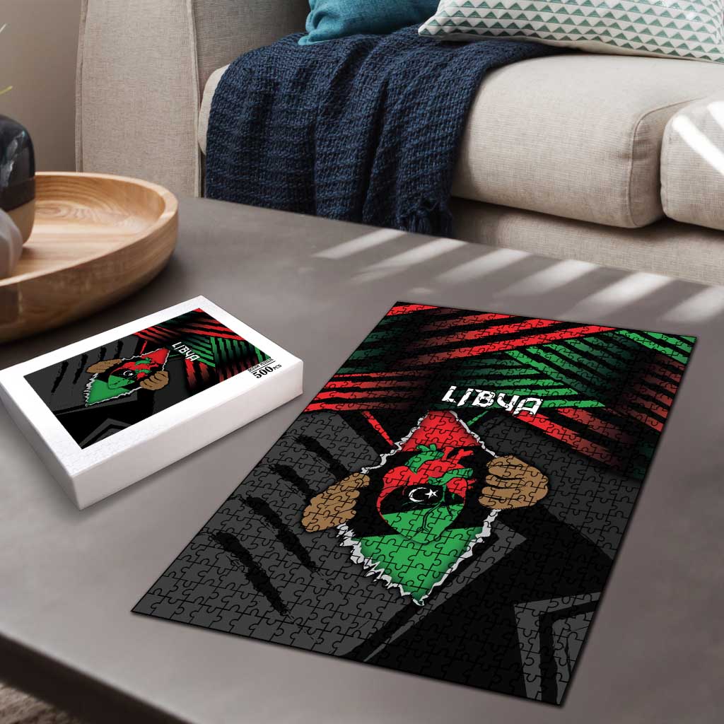 Libya In My Veins Puzzle - African Pride