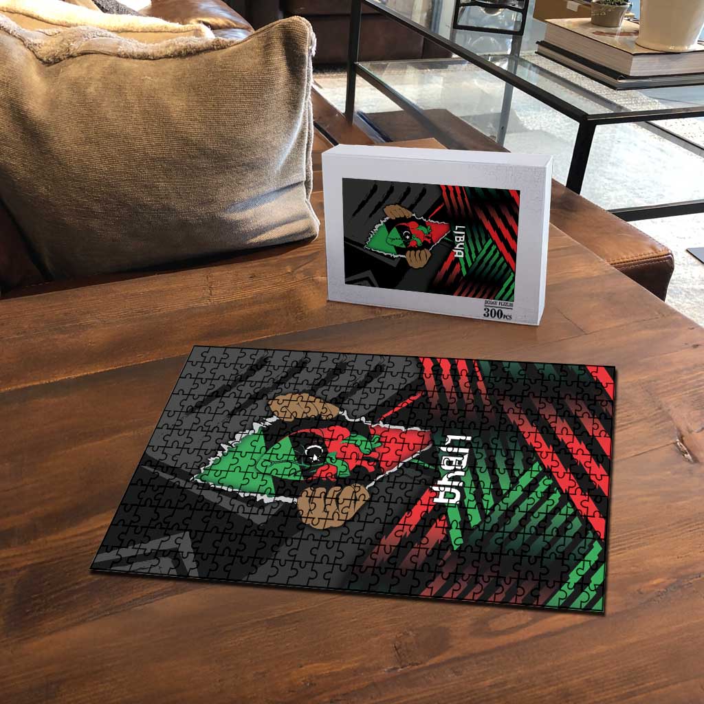 Libya In My Veins Puzzle - African Pride