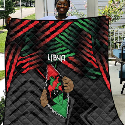 Libya In My Veins Quilt - African Pride