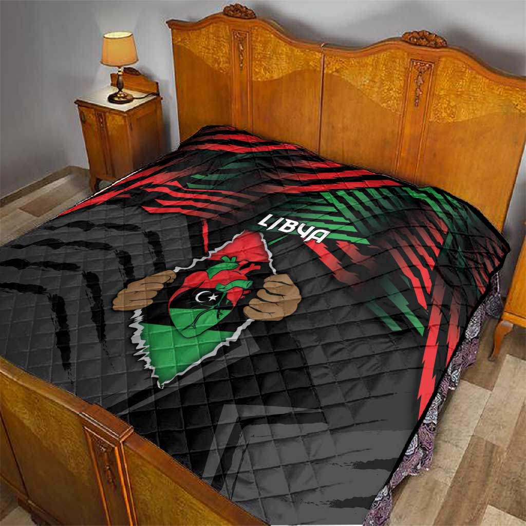 Libya In My Veins Quilt - African Pride