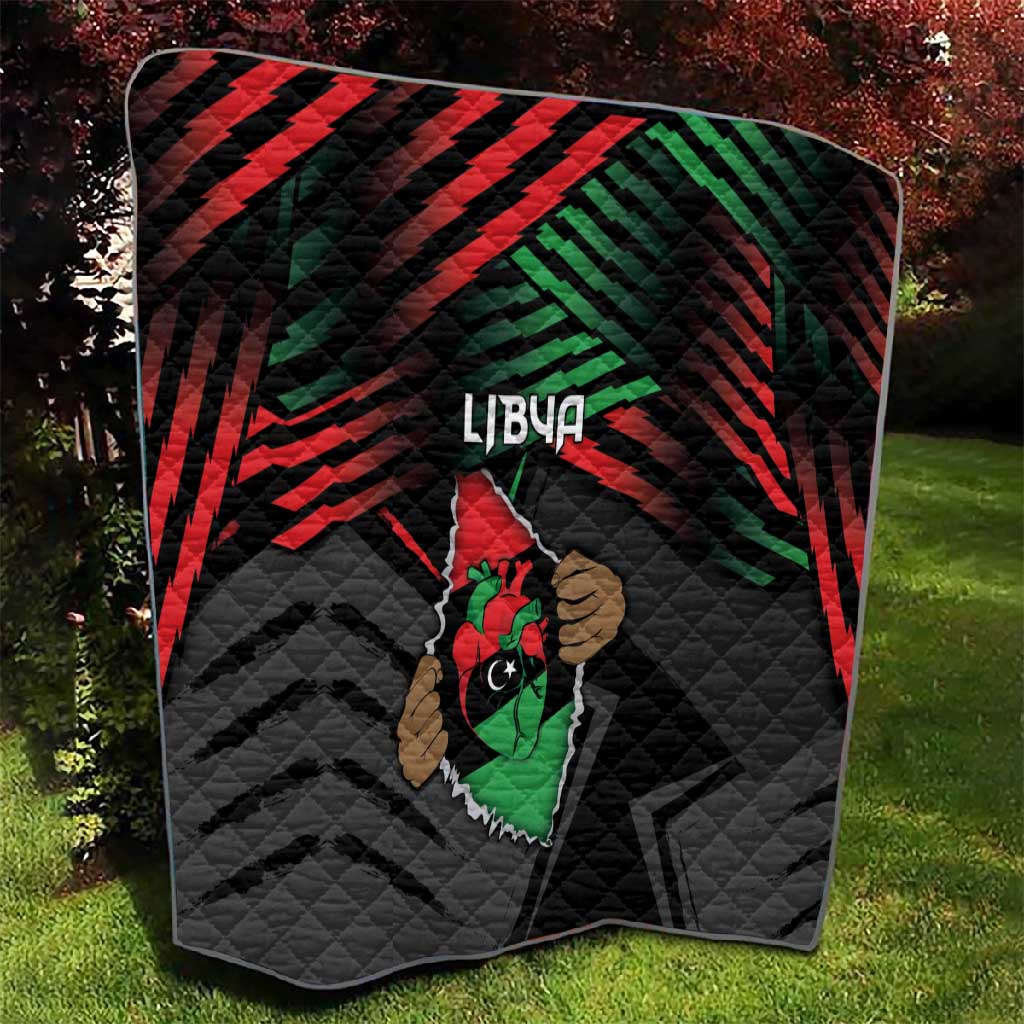 Libya In My Veins Quilt - African Pride