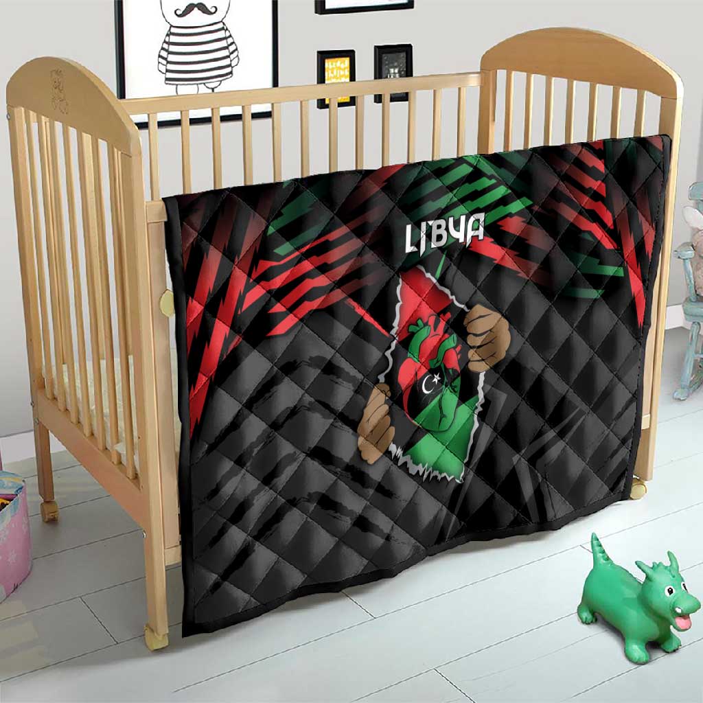 Libya In My Veins Quilt - African Pride