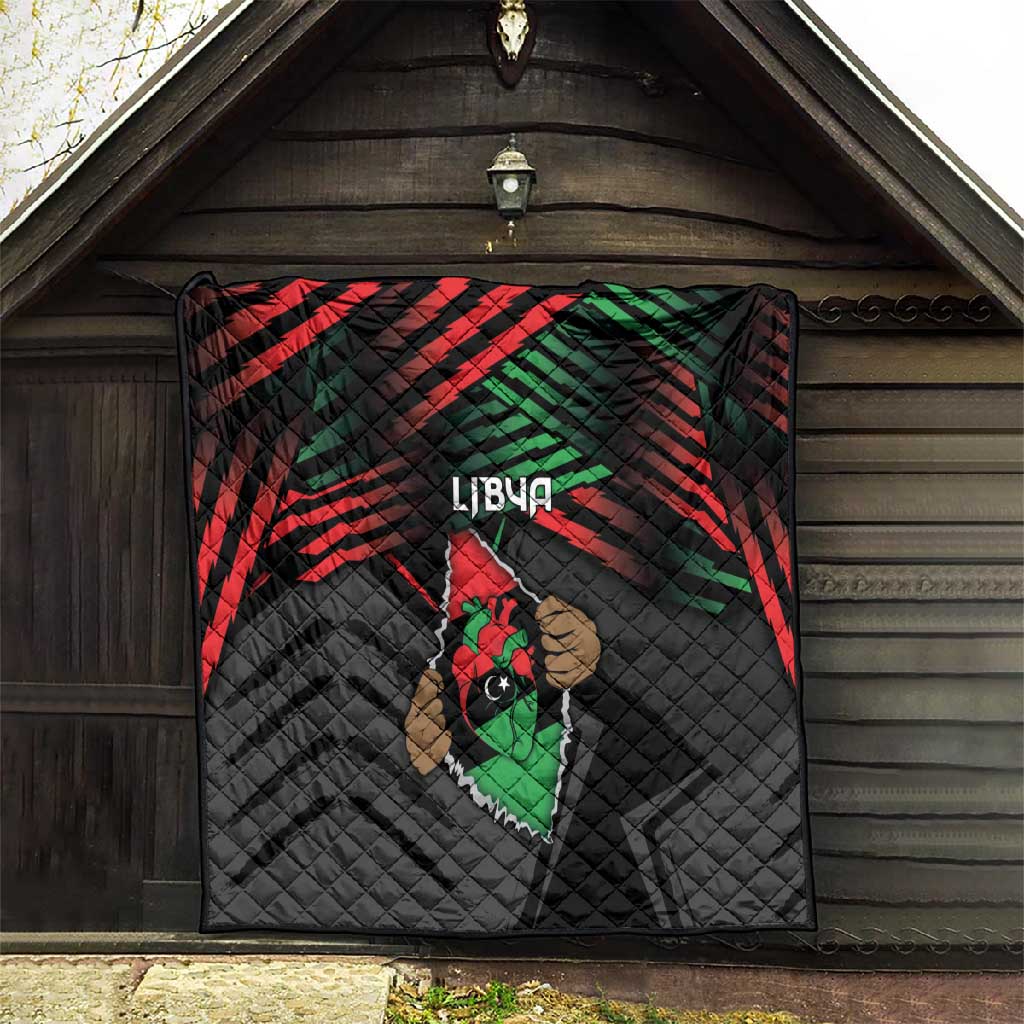 Libya In My Veins Quilt - African Pride