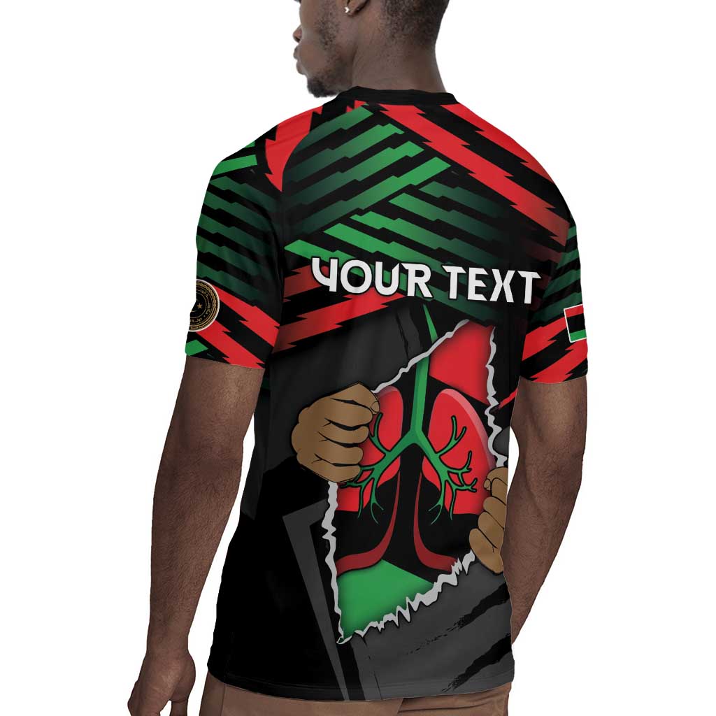 Personalized Libya In My Veins Rugby Jersey - African Pride