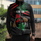 Personalized Libya In My Veins Sleeveless Puffer Jacket - African Pride