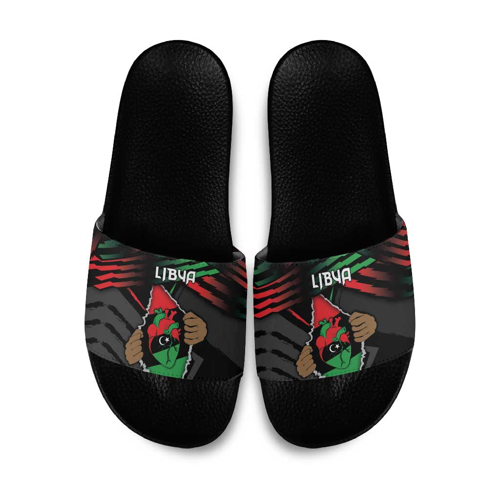 Libya In My Veins Slide Sandals - African Pride