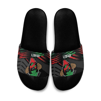 Libya In My Veins Slide Sandals - African Pride