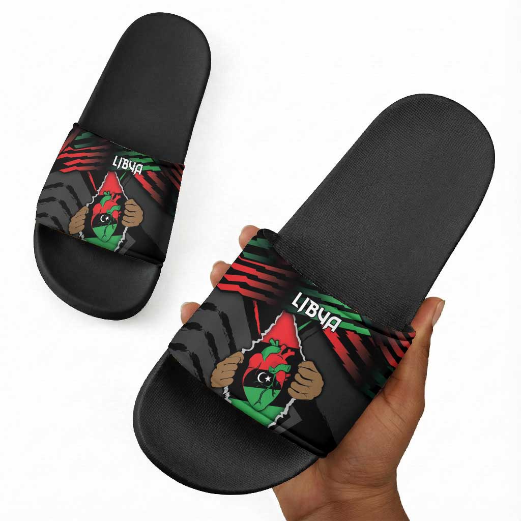 Libya In My Veins Slide Sandals - African Pride