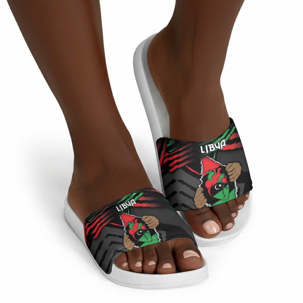 Libya In My Veins Slide Sandals - African Pride