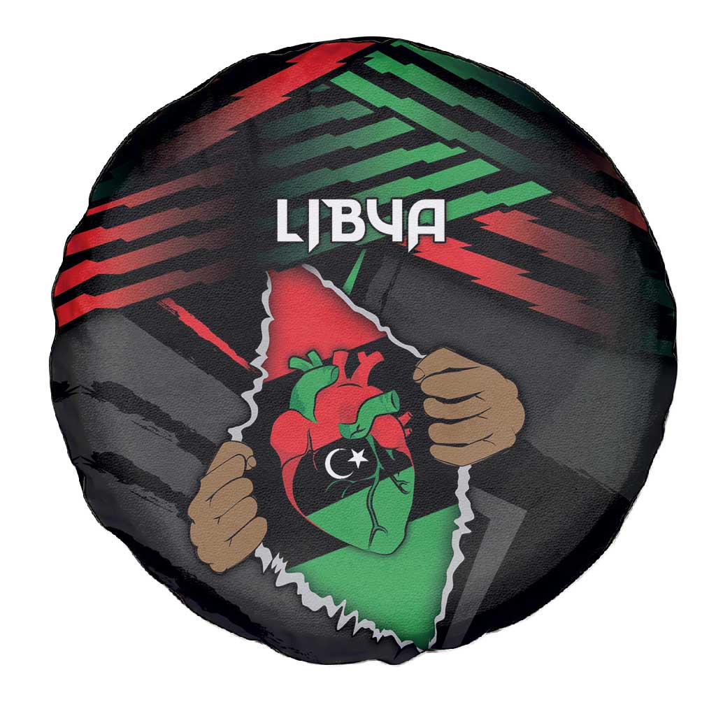 Libya In My Veins Spare Tire Cover - African Pride