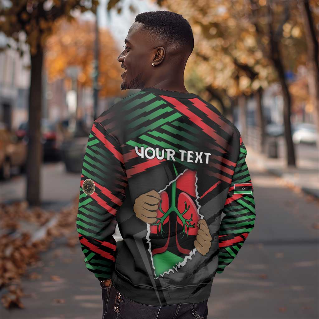 Personalized Libya In My Veins Sweatshirt - African Pride