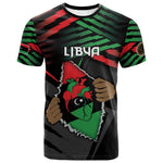 Personalized Libya In My Veins T shirt - African Pride