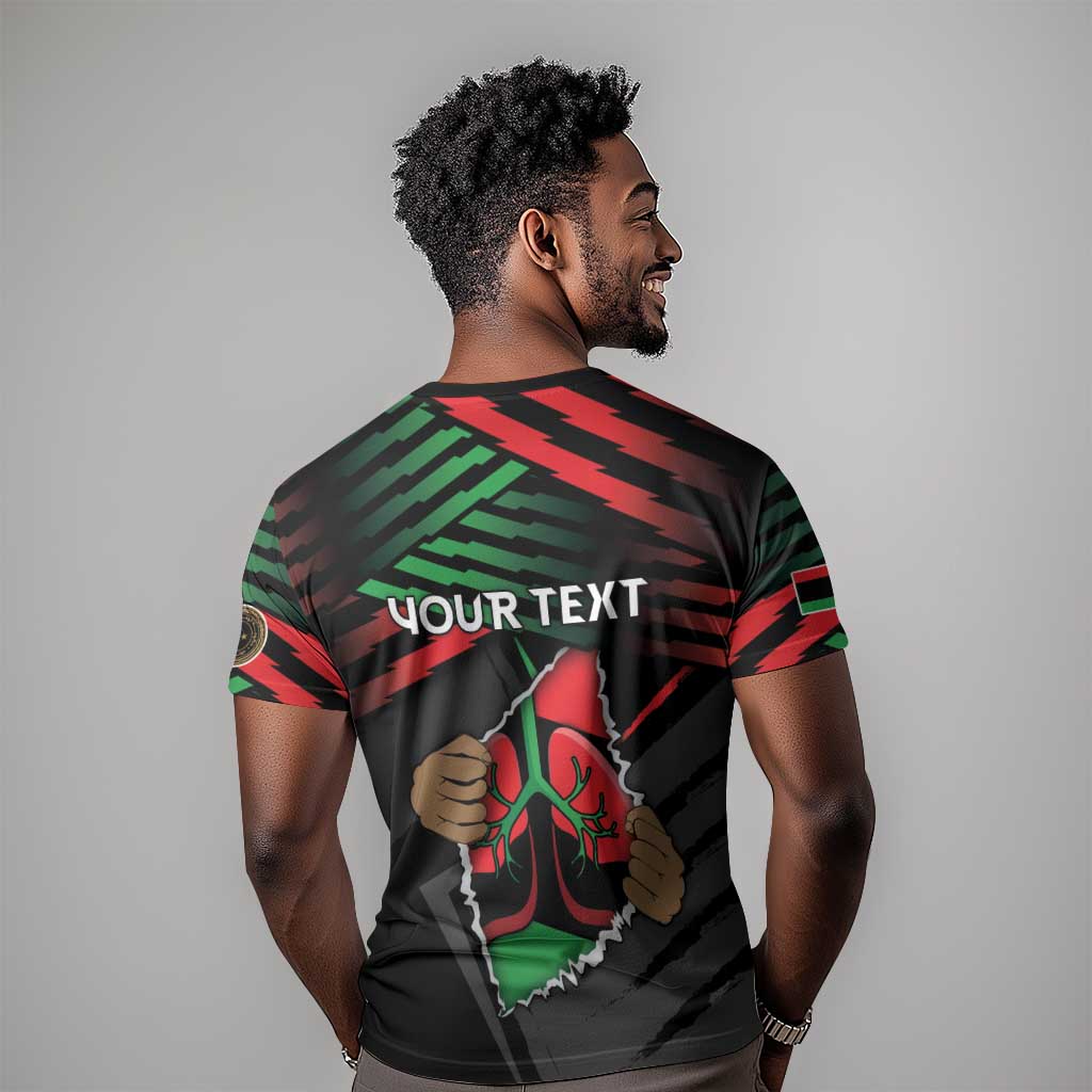 Personalized Libya In My Veins T shirt - African Pride