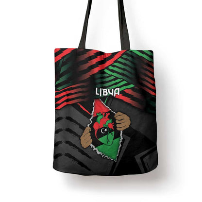 Libya In My Veins Tote Bag - African Pride