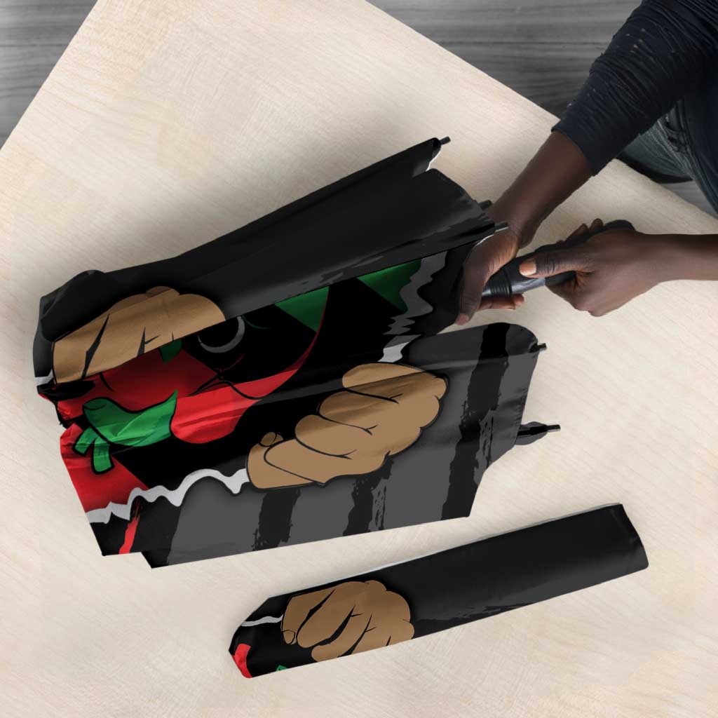 Libya In My Veins Umbrella - African Pride