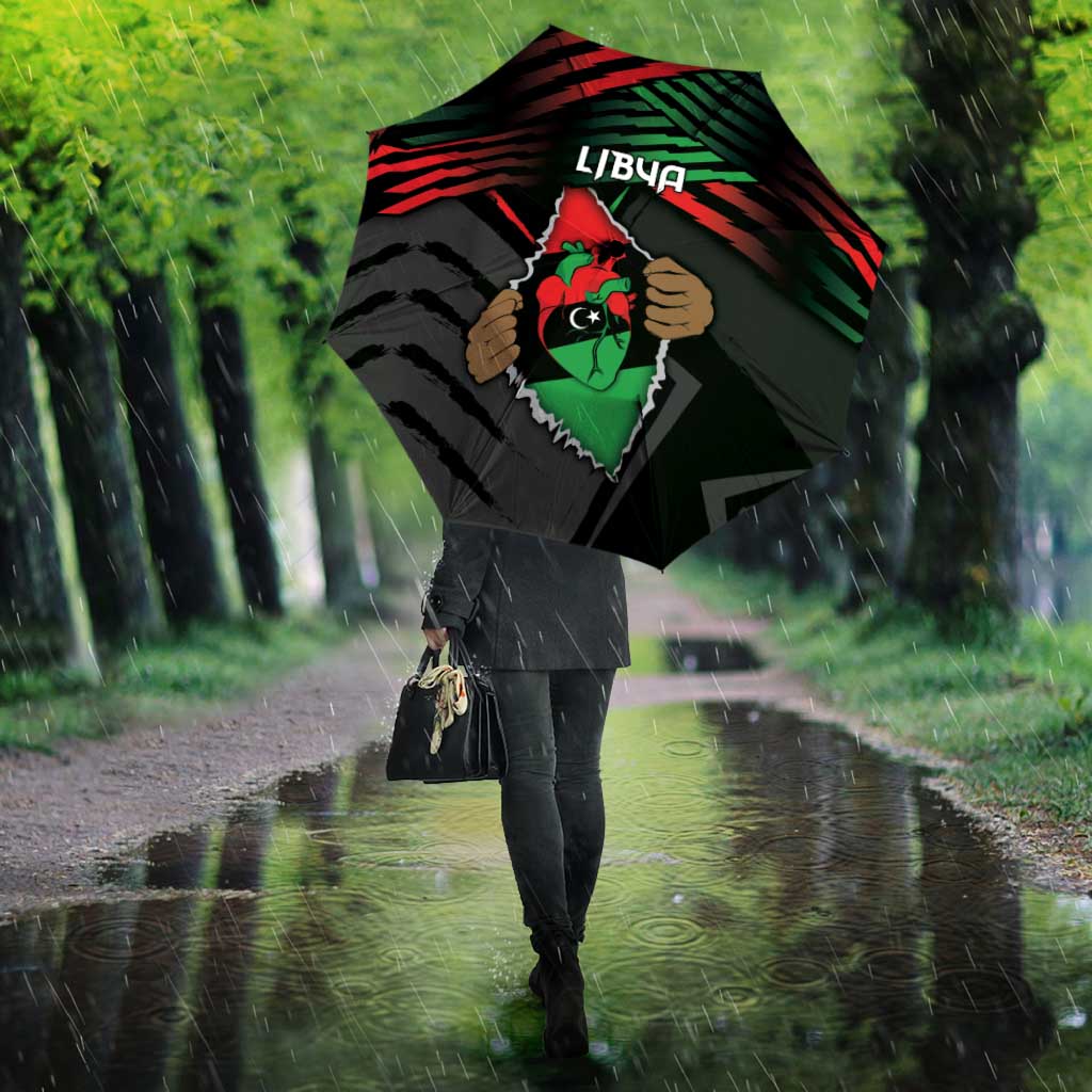Libya In My Veins Umbrella - African Pride