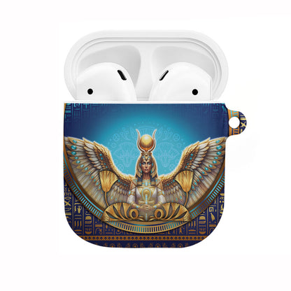 Egyptian Goddess Isis AirPods Case Ancient Mythology Winged Queen