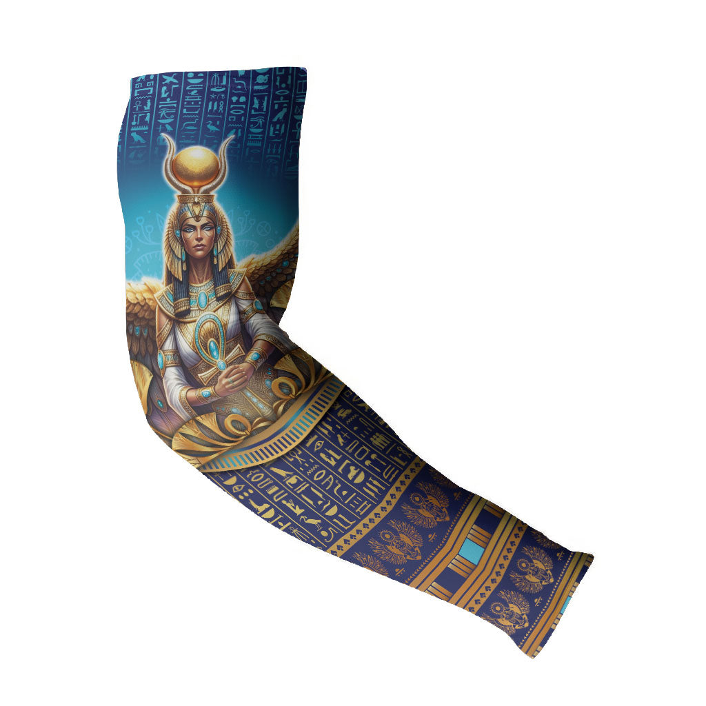 Egyptian Goddess Isis Arm Sleeves Ancient Mythology Winged Queen