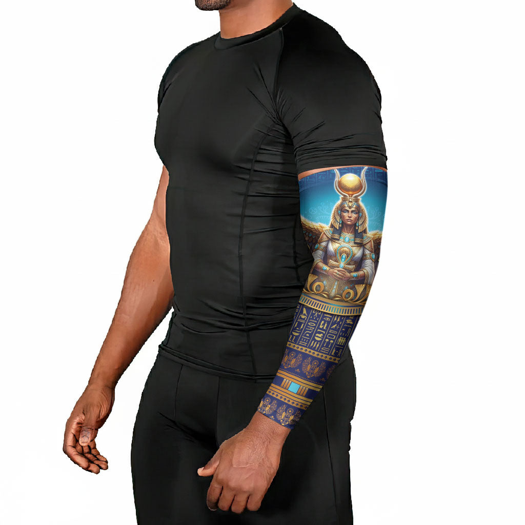 Egyptian Goddess Isis Arm Sleeves Ancient Mythology Winged Queen