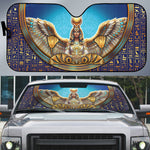 Egyptian Goddess Isis Auto Sun Shade Ancient Mythology Winged Queen