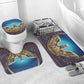 Egyptian Goddess Isis Bathroom Set Ancient Mythology Winged Queen