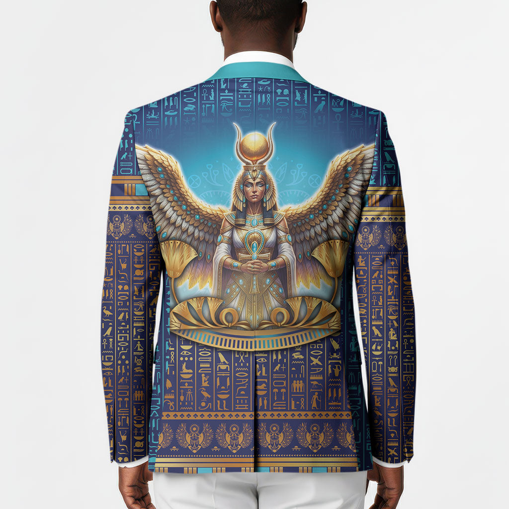 Egyptian Goddess Isis Blazer Ancient Mythology Winged Queen