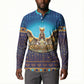 Egyptian Goddess Isis Button Sweatshirt Ancient Mythology Winged Queen