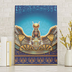 Egyptian Goddess Isis Canvas Wall Art Ancient Mythology Winged Queen