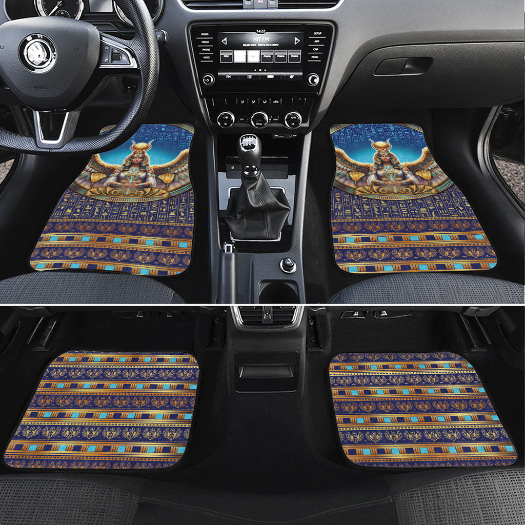Egyptian Goddess Isis Car Mats Ancient Mythology Winged Queen