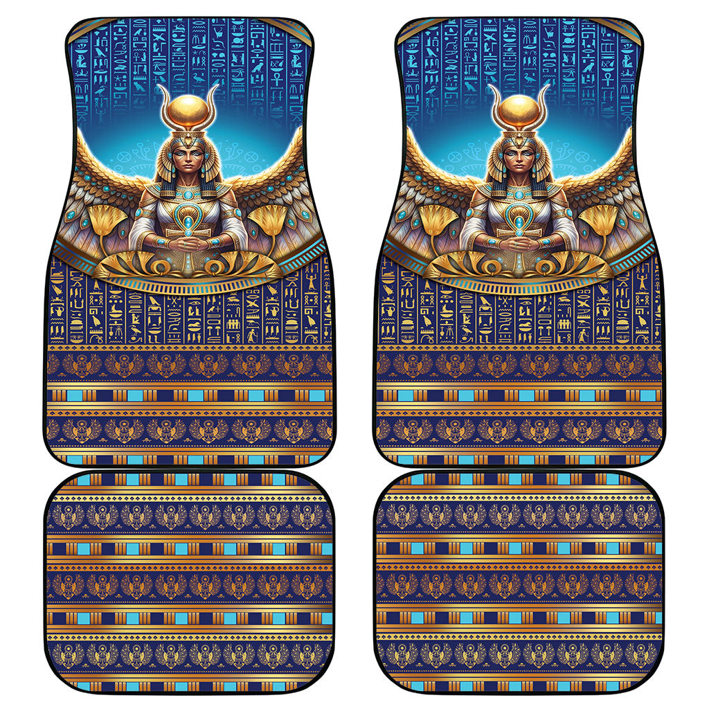 Egyptian Goddess Isis Car Mats Ancient Mythology Winged Queen