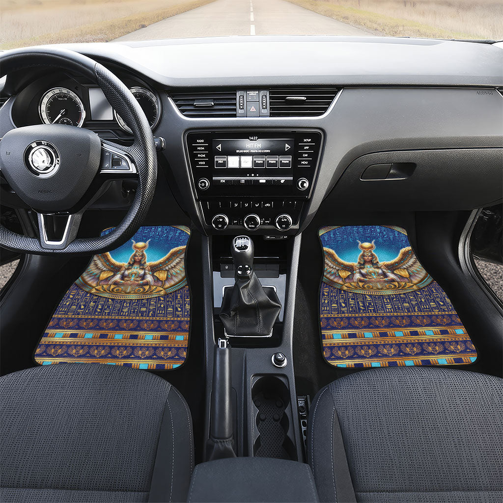 Egyptian Goddess Isis Car Mats Ancient Mythology Winged Queen