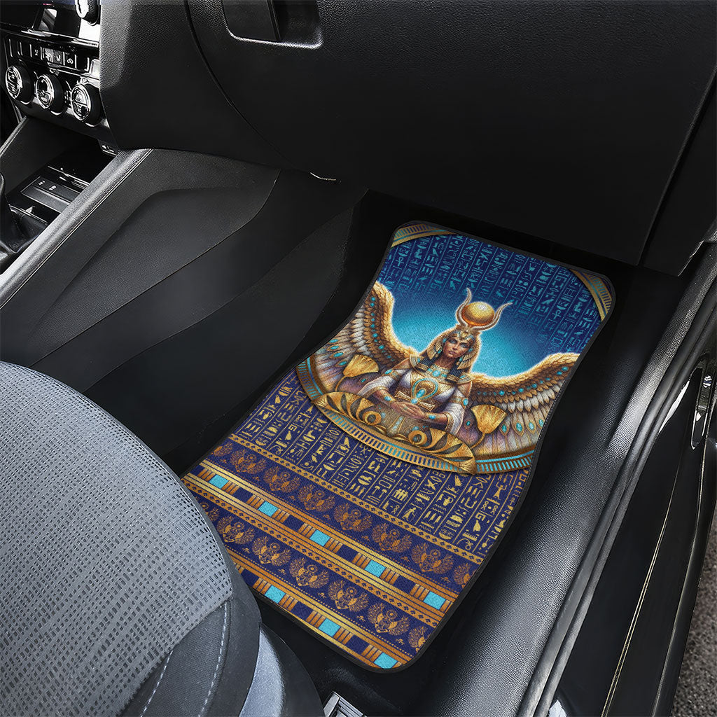 Egyptian Goddess Isis Car Mats Ancient Mythology Winged Queen