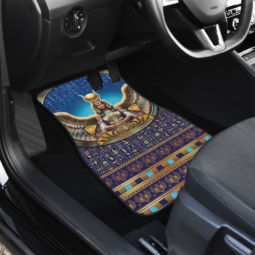 Egyptian Goddess Isis Car Mats Ancient Mythology Winged Queen