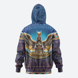 Egyptian Goddess Isis Hoodie Ancient Mythology Winged Queen