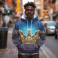 Egyptian Goddess Isis Hoodie Ancient Mythology Winged Queen