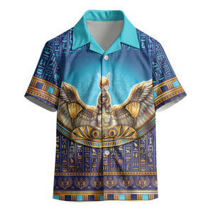 Egyptian Goddess Isis Kid Hawaiian Shirt Ancient Mythology Winged Queen