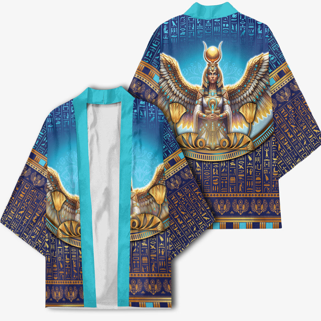Egyptian Goddess Isis Kimono Ancient Mythology Winged Queen