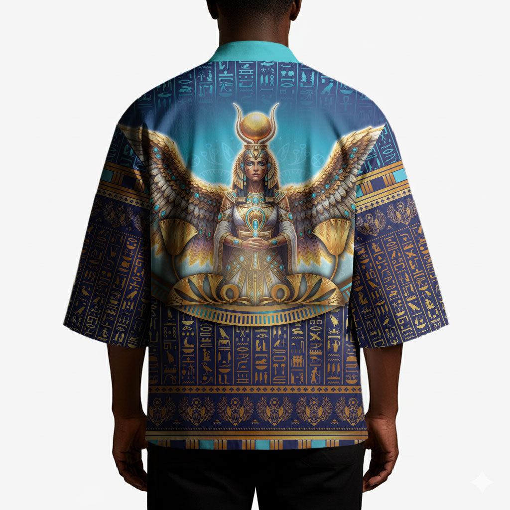 Egyptian Goddess Isis Kimono Ancient Mythology Winged Queen