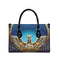 Egyptian Goddess Isis Leather Bag Ancient Mythology Winged Queen