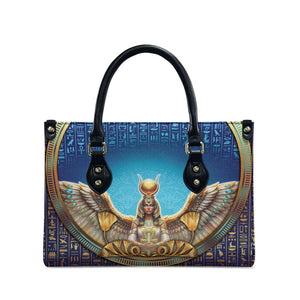 Egyptian Goddess Isis Leather Bag Ancient Mythology Winged Queen