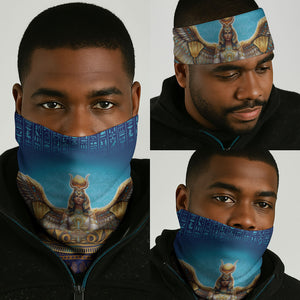 Egyptian Goddess Isis Neck Gaiter Ancient Mythology Winged Queen