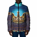 Egyptian Goddess Isis Padded Jacket Ancient Mythology Winged Queen