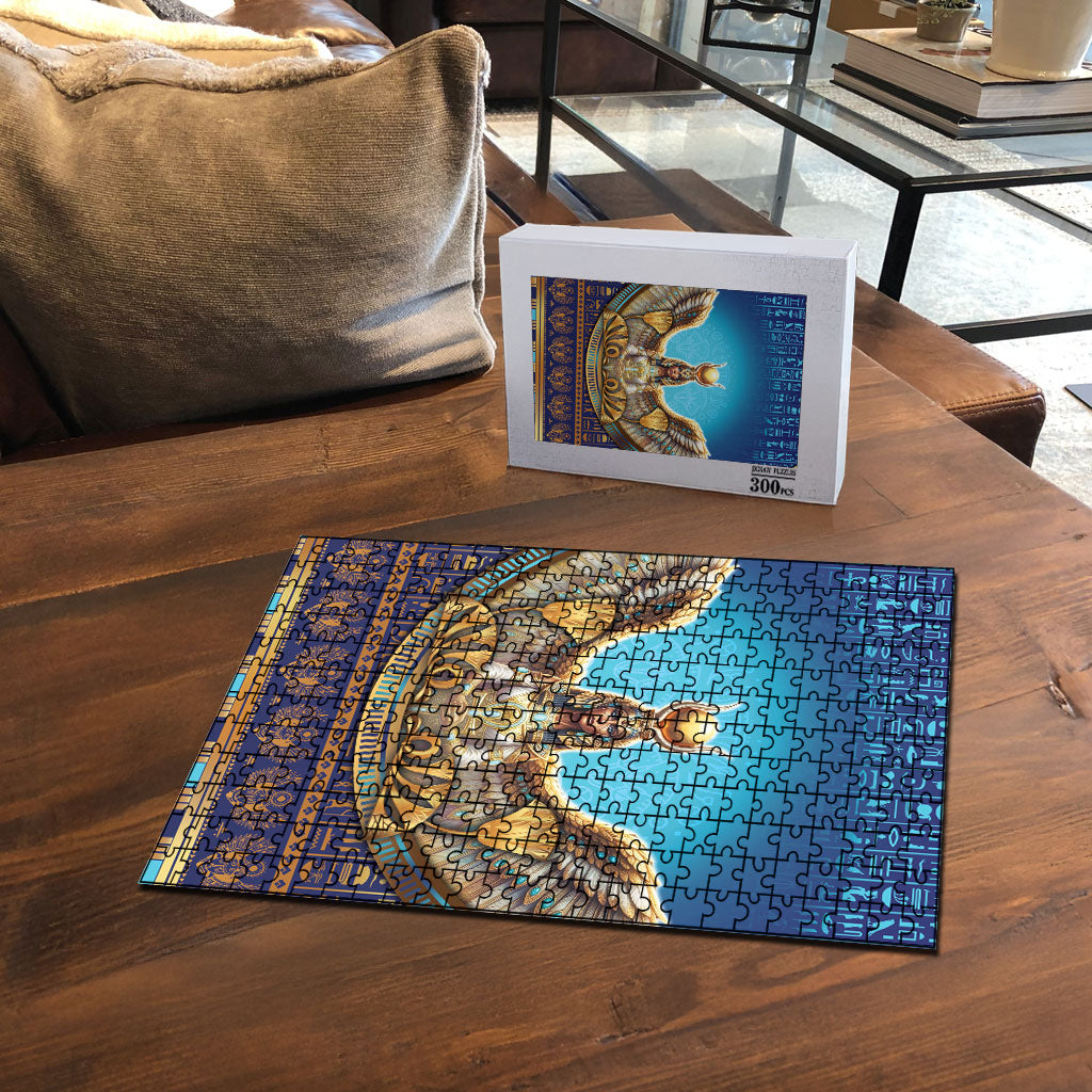 Egyptian Goddess Isis Puzzle Ancient Mythology Winged Queen