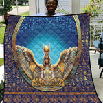 Egyptian Goddess Isis Quilt Ancient Mythology Winged Queen