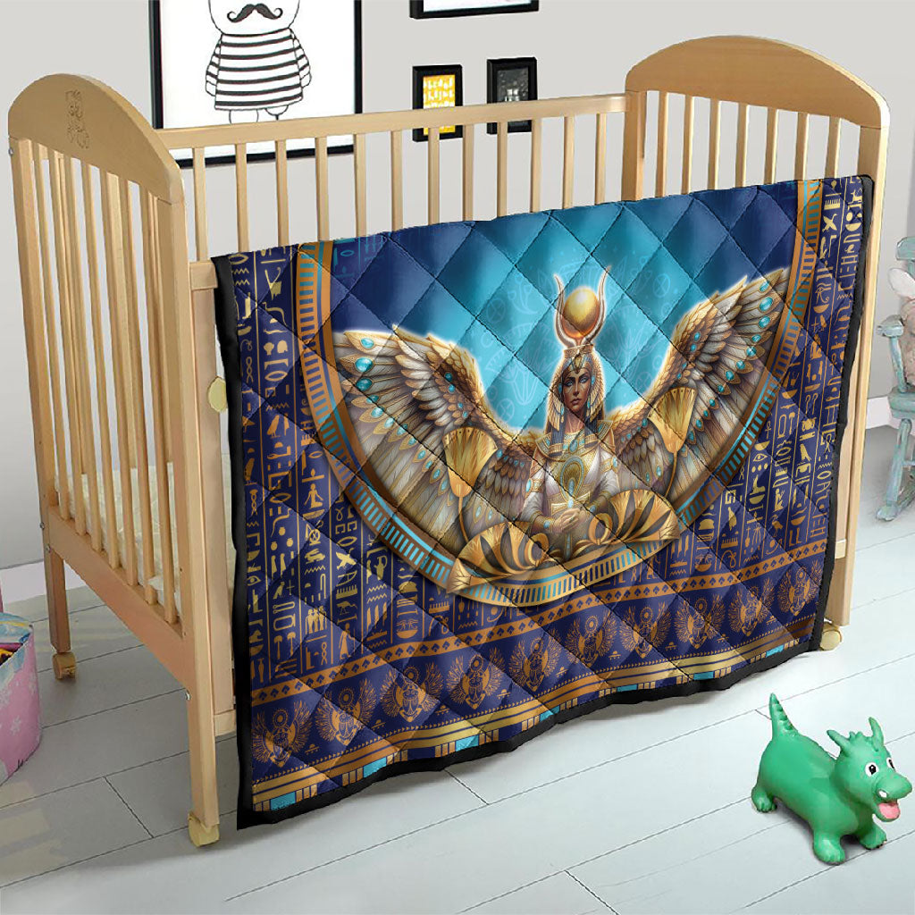 Egyptian Goddess Isis Quilt Ancient Mythology Winged Queen