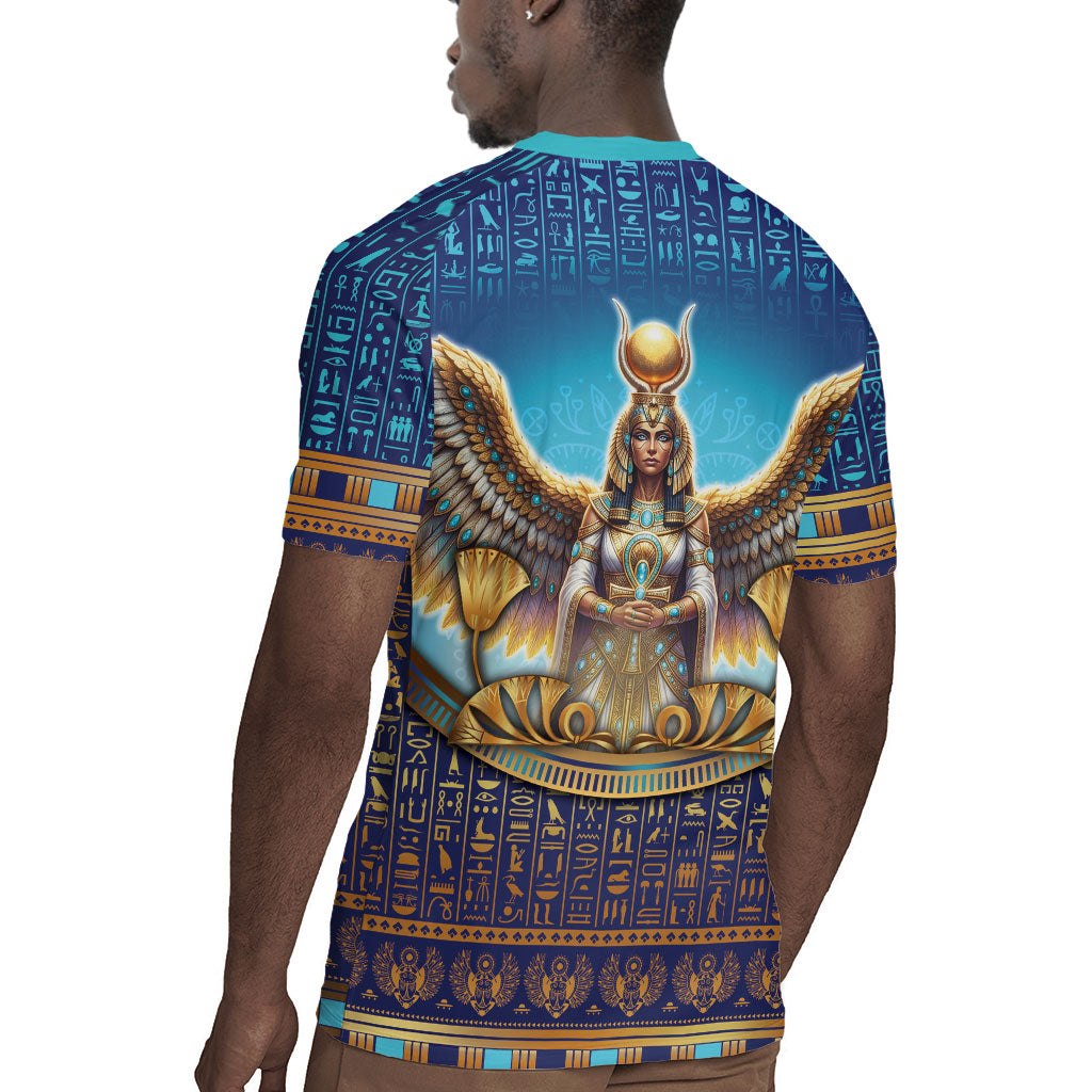 Egyptian Goddess Isis Rugby Jersey Ancient Mythology Winged Queen