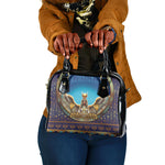 Egyptian Goddess Isis Shoulder Handbag Ancient Mythology Winged Queen