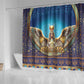 Egyptian Goddess Isis Shower Curtain Ancient Mythology Winged Queen