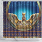 Egyptian Goddess Isis Shower Curtain Ancient Mythology Winged Queen